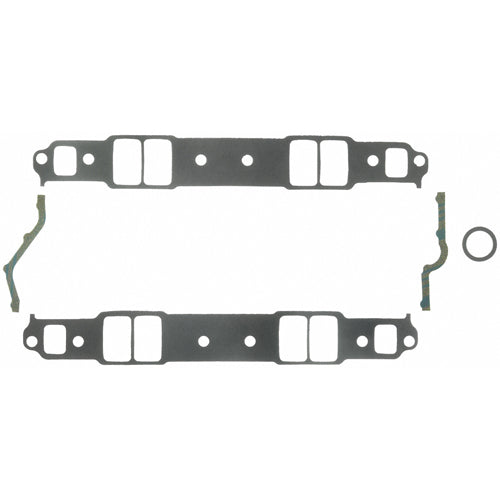 Fel-Pro Intake Manifold Gaskets - Composite - 2.21" x 1.31" Port - .120" Thick - SB Chevy