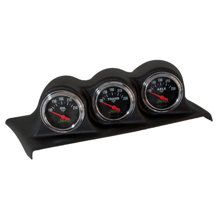 Auto Meter 2-1/16" Triple Gauge - Panel - 2007-10 Jeep JK