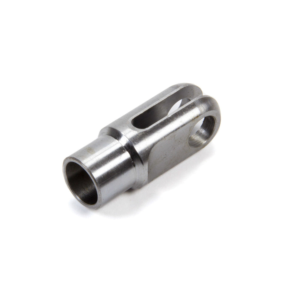 Meziere Weld-On Clevis Tube End - 0.195 in Slot - 3/8 in Bore - 3/4 in Tube - 0.058 in Wall - Chromoly