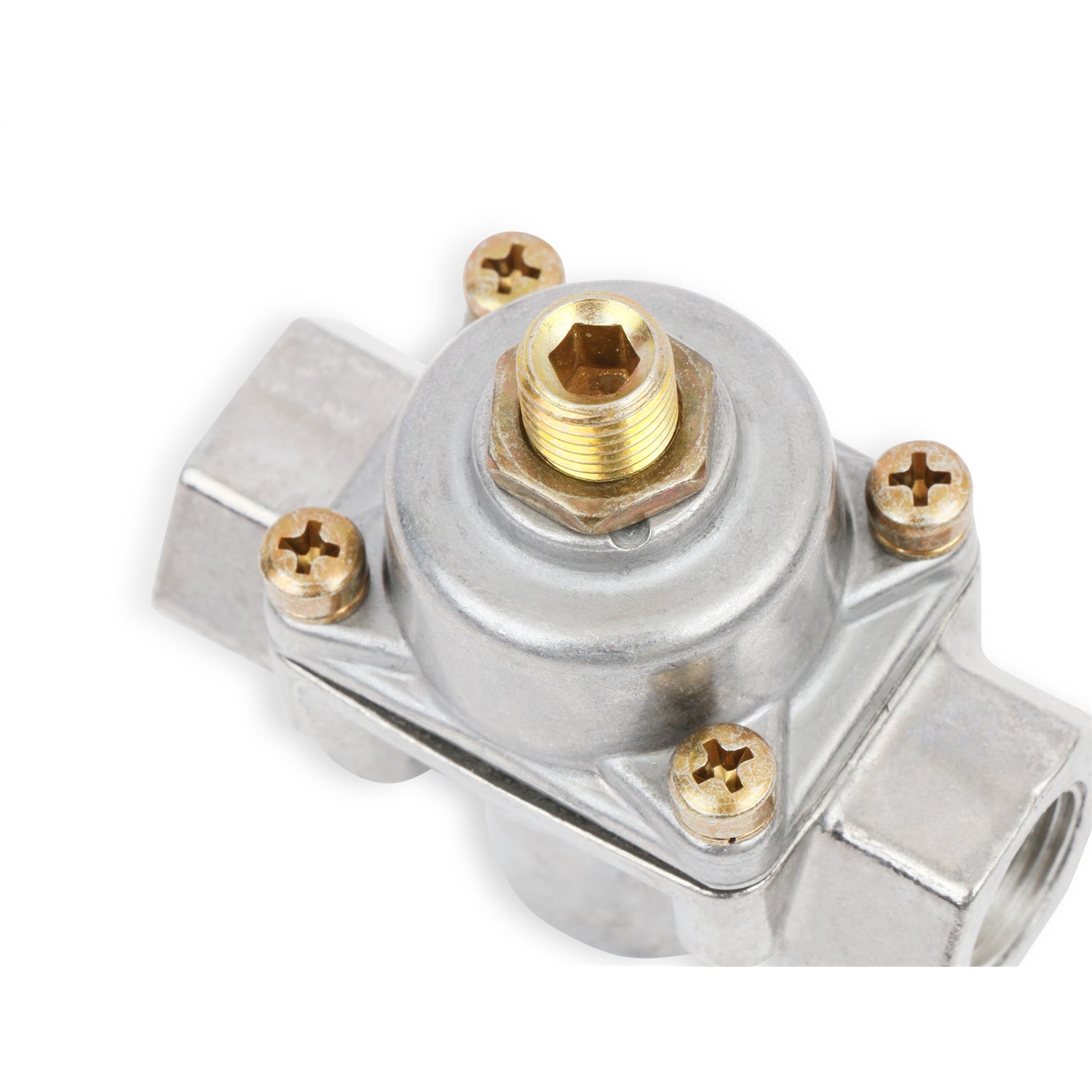 Holley Two Port 4.5 - 9 PSI Bypass Style Fuel Pressure Regulator - For Systems w/ a Return Line Back to Fuel Cell