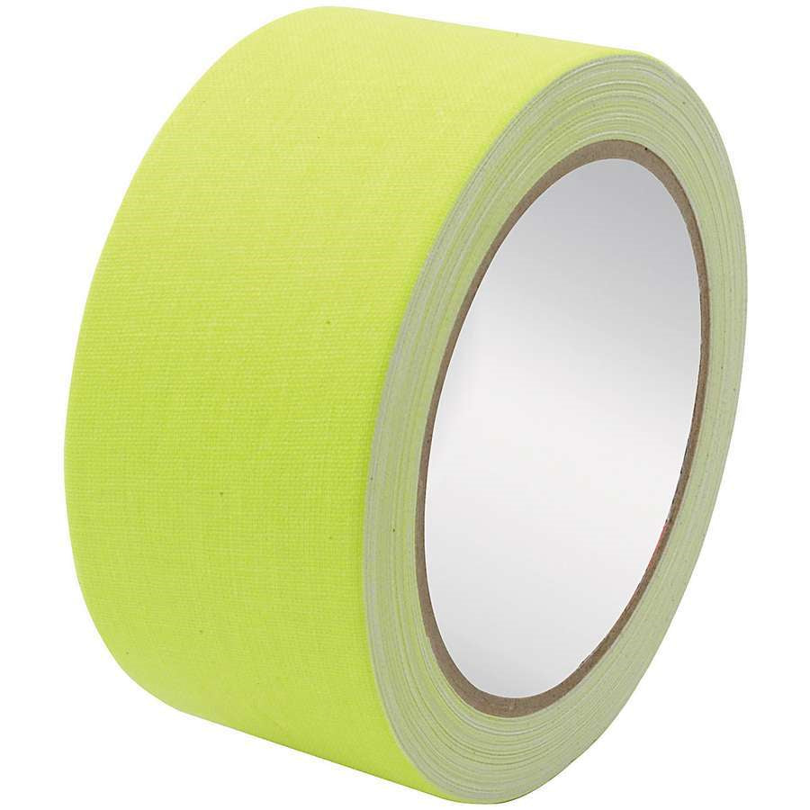 ISC Racers Tape Gaffers Tape - 2" - Fluorescent Yellow - 45 Ft.