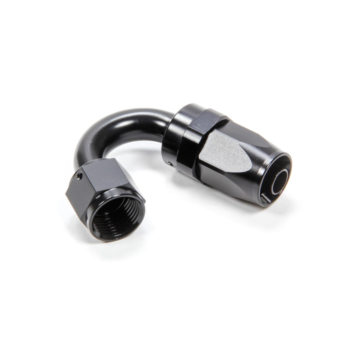 Triple X Race Co. Hose End Fitting 150 Degree 6 AN Hose to 6 AN Female Swivel - Aluminum