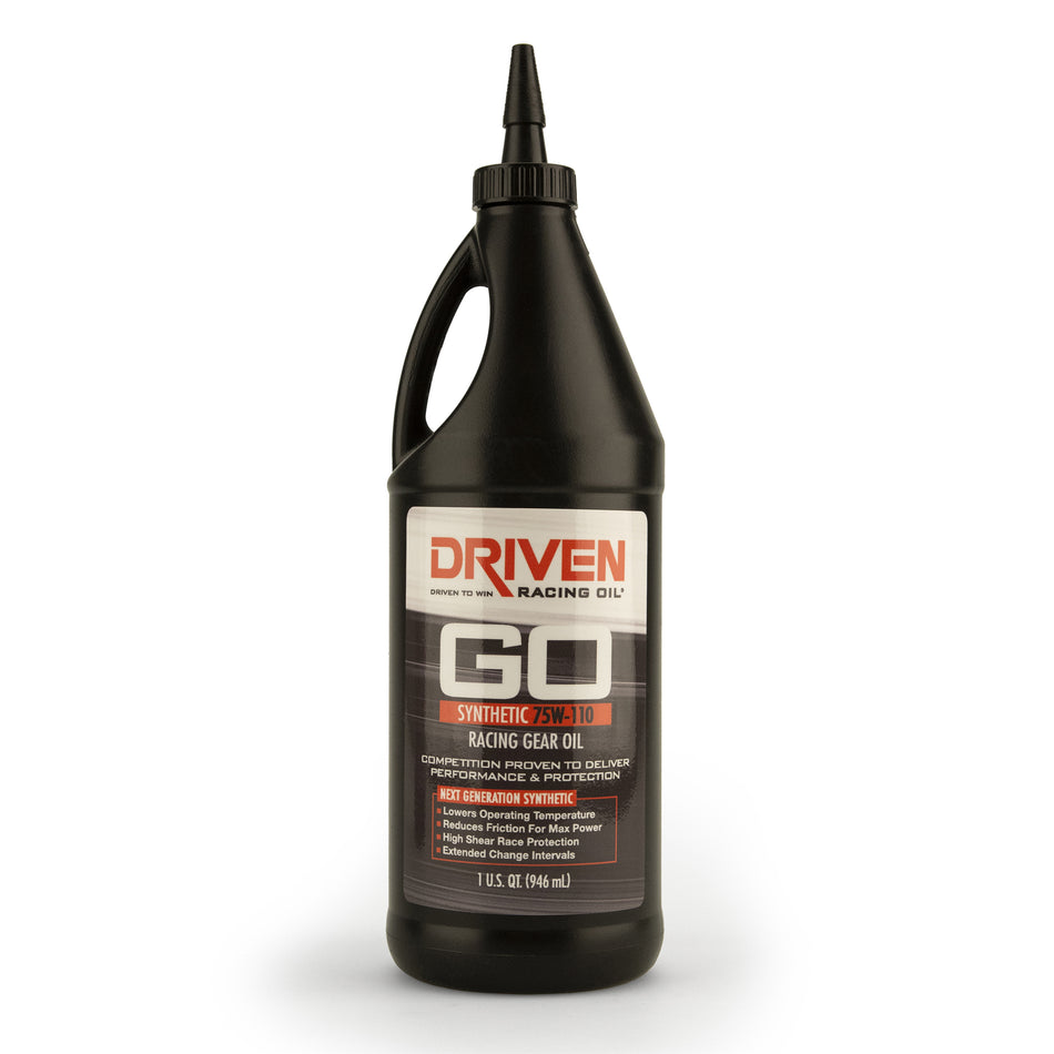 Driven GO 75W-110 Synthetic Racing Gear Oil -1 Quart Bottle