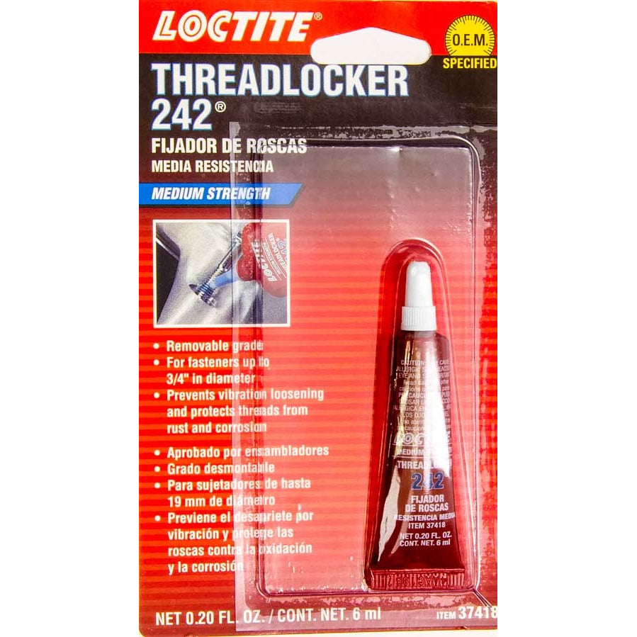 Loctite Threadlocker 242 Blue 6ml/.20oz