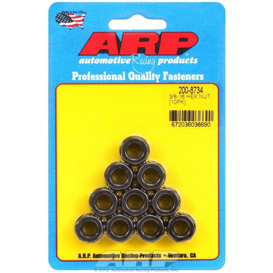 ARP Hex Nuts - 3/8-16 (10)