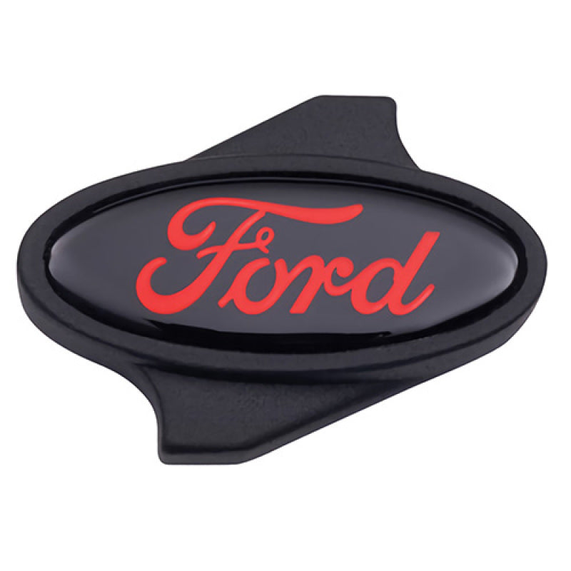 Ford Racing Ford Oval Air Cleaner Nut - 1/4-20 in Thread - Ford Logo - Black Paint 302-339