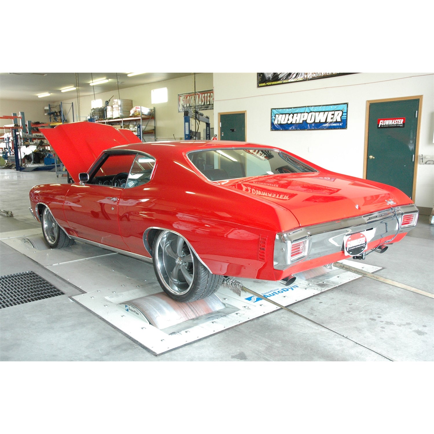 Flowmaster Header-back System 409S - Dual Rear Exit-AmeriCan Thunder - Aggressive Sound - 2-1/2" Tailpipe