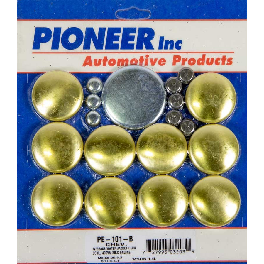 Pioneer 400 Chevy Freeze Plug Kit - Brass
