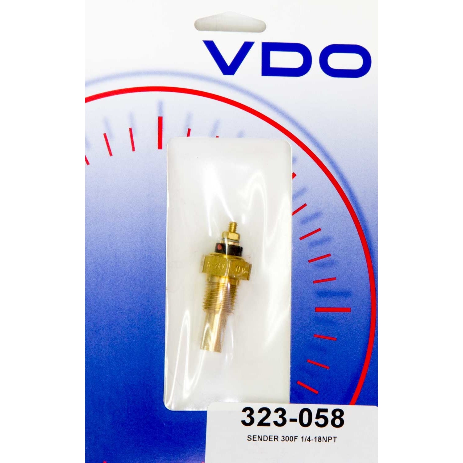 VDO Temperature Sender Electric 1/4" NPT Male 400 Degrees - Each
