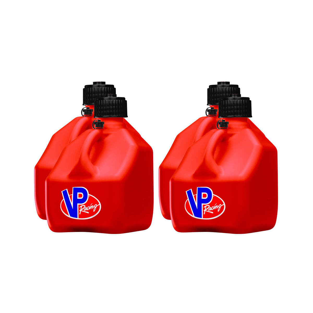 VP Racing Motorsports Container - Square - 3 Gallon - Red (Case of 4)