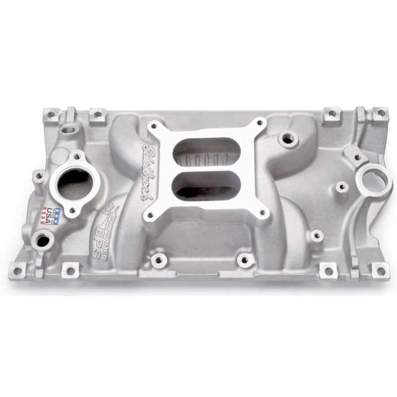 Edelbrock Performer EPS Vortec Intake Manifold - Cast Finish