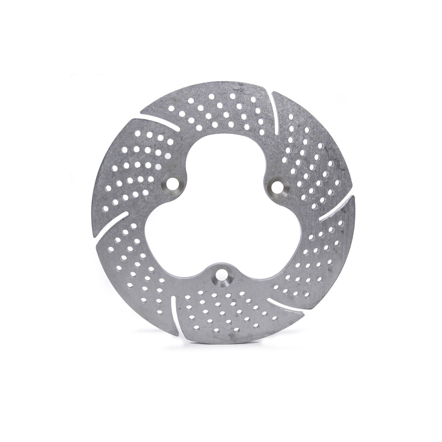 MPD Front Brake Rotor - 10.00" OD - 0.375" Thick - Drilled/Slotted - Aluminum - Sprint Car