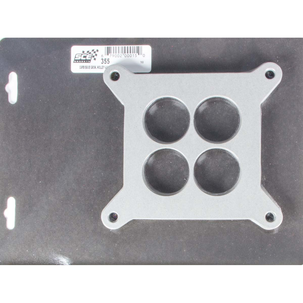 SCE Carburetor Base Gaskets - Holley 4-BBL 4-Hole (10 Pack)