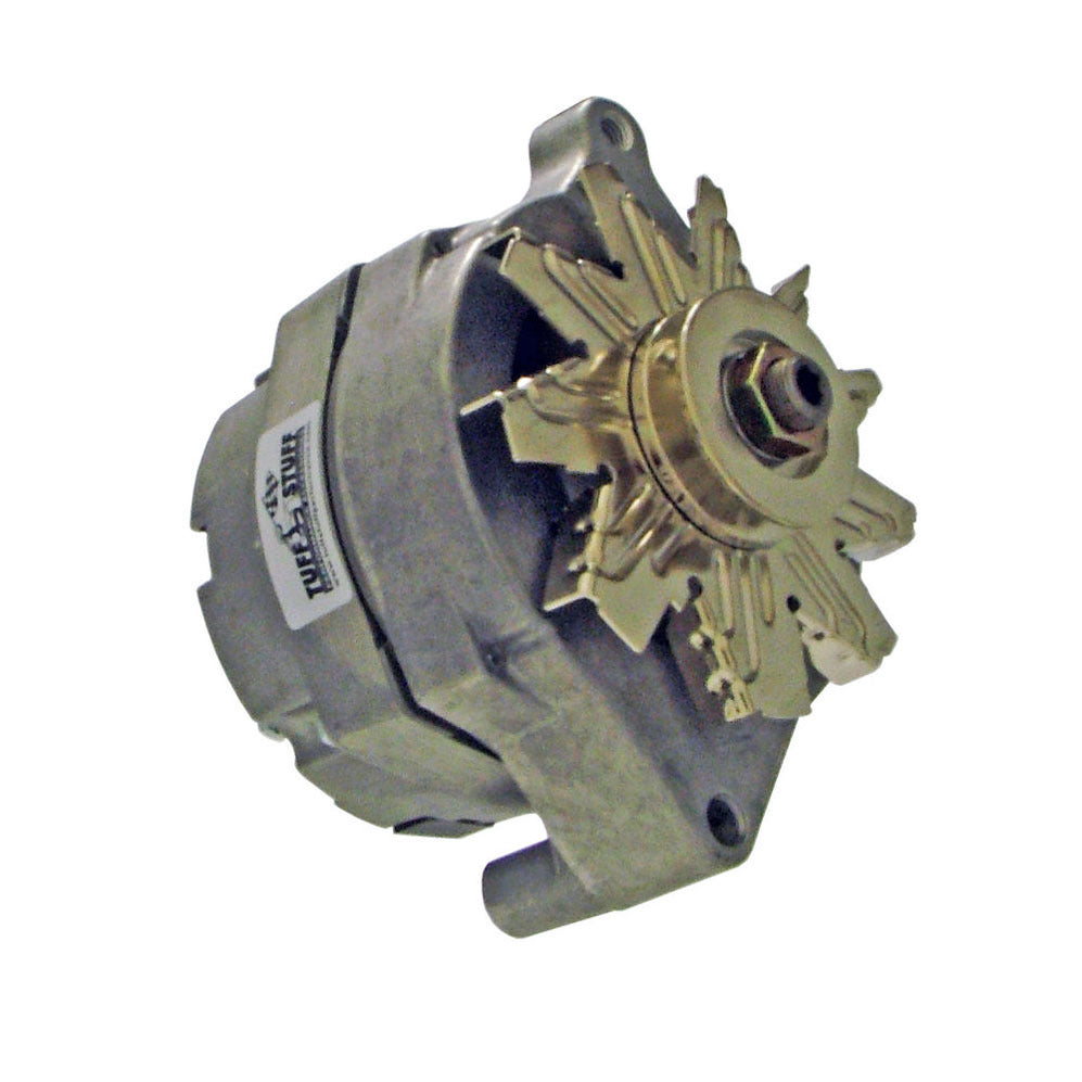 Tuff Stuff Alternator - 100 AMP - Smooth Back - 1-Wire -Ford - V-Groove Pulley