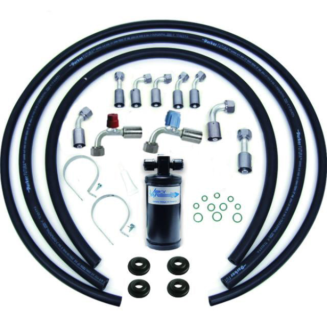Vintage Air Air Conditioning Hose Kit - Fittings/Hose/Drier
