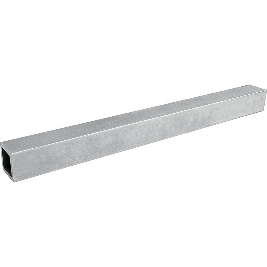 Allstar Performance 1 in Square Aluminum Tubing - 0.125 in Wall Thickness - 7-1/2 ft Long