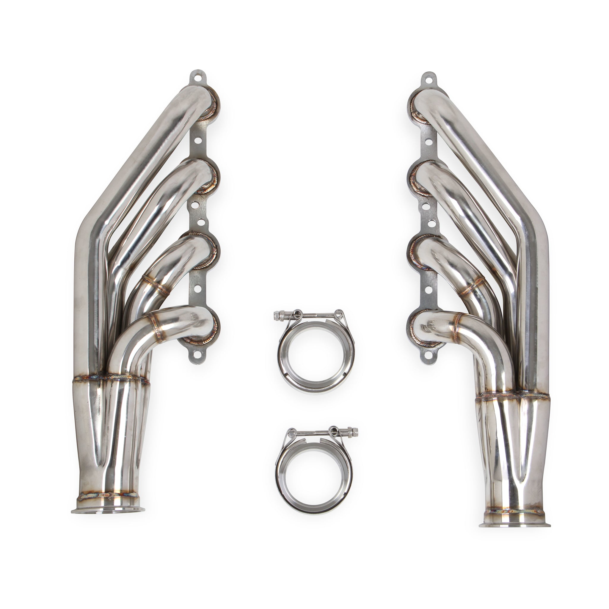 Flowtech LS Turbo Headers - 1.875 in Primary - 3 in Collector - Up and Forward - GM LS-Series - Universal - Pair