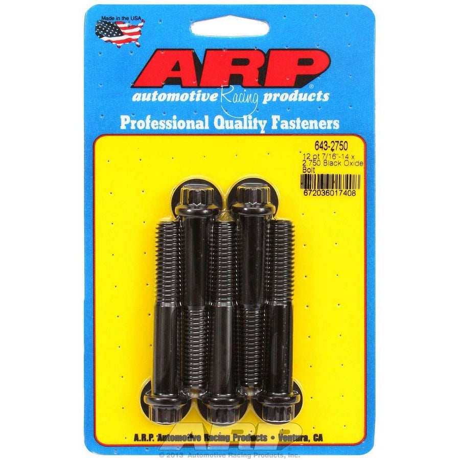 ARP Bolt Kit - 12-Point (5) 7/16-14 x 2.750