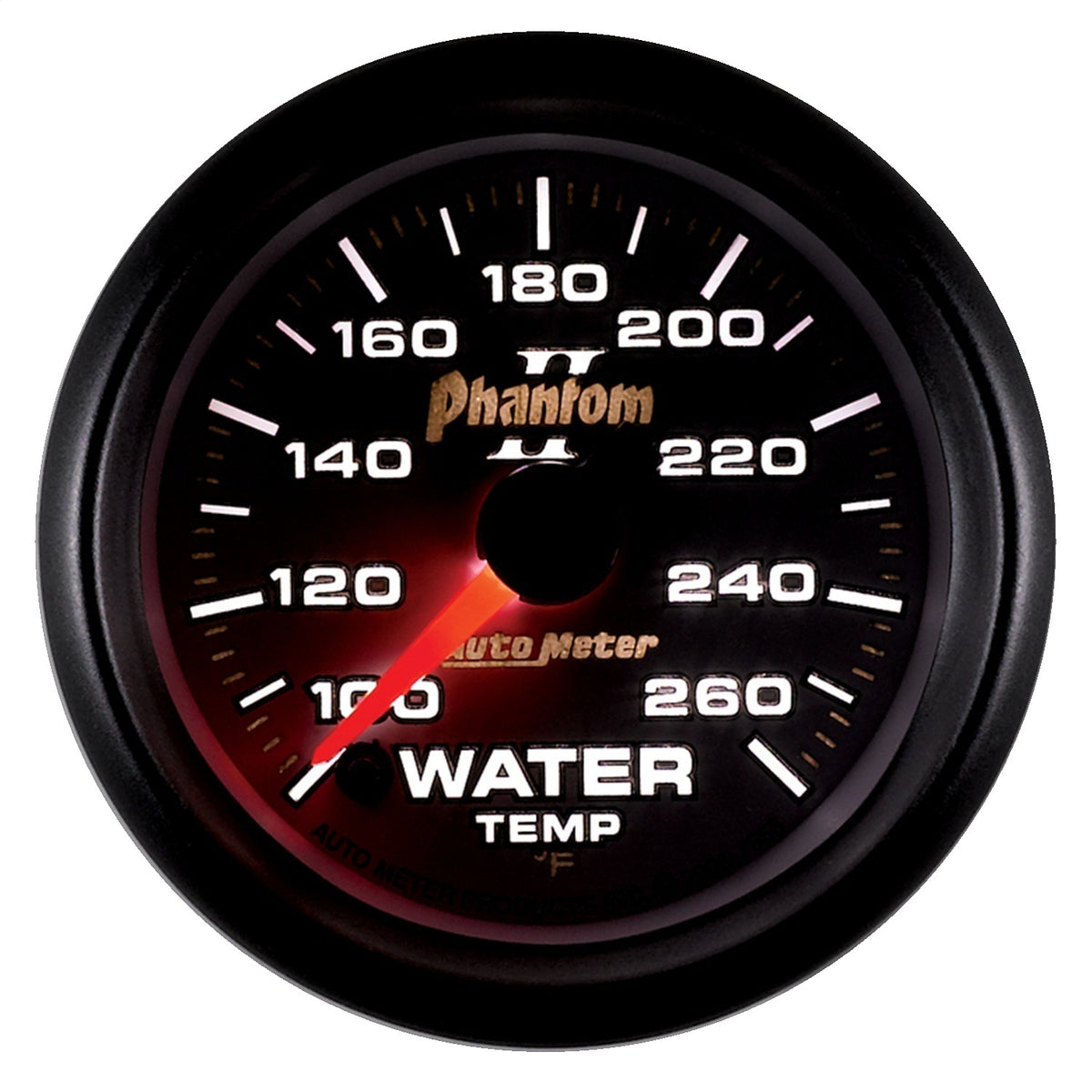 Auto Meter Phantom II Electric Water Temperature Gauge - 2-1/16"