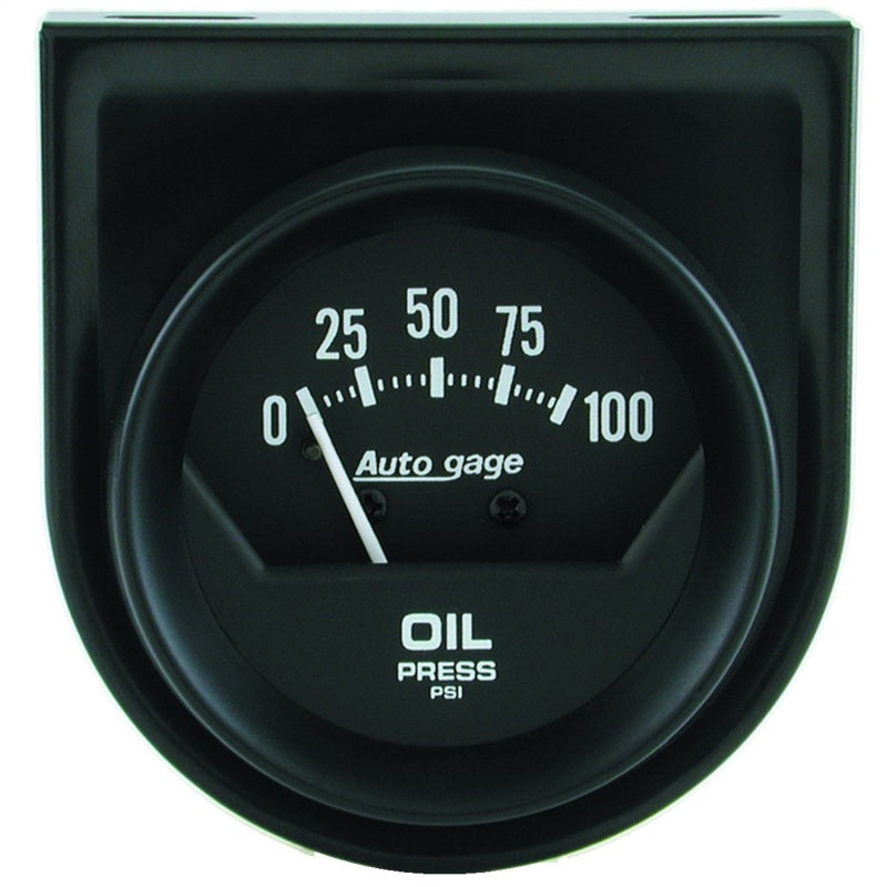 Auto Gage Mechanical Oil Pressure Gauge - 2-1/16"