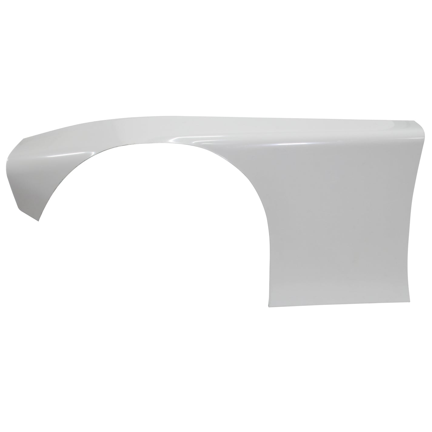 Five Star Dirt Grand National Fender - Molded Plastic - White - Left