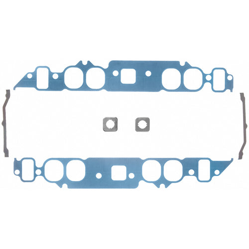 Fel-Pro Intake Manifold Gasket - 1.81 x 2.04 in Rectangular Port - Steel Core Laminate - Big Block Chevy