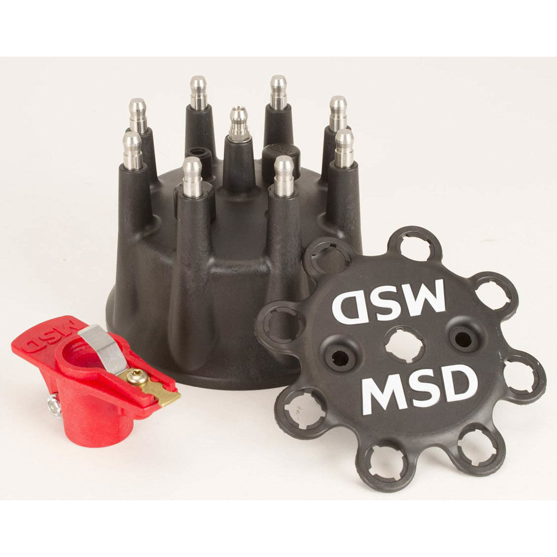MSD Replacement Cap and Rotor for Pro Mag - 4" Cap - Black