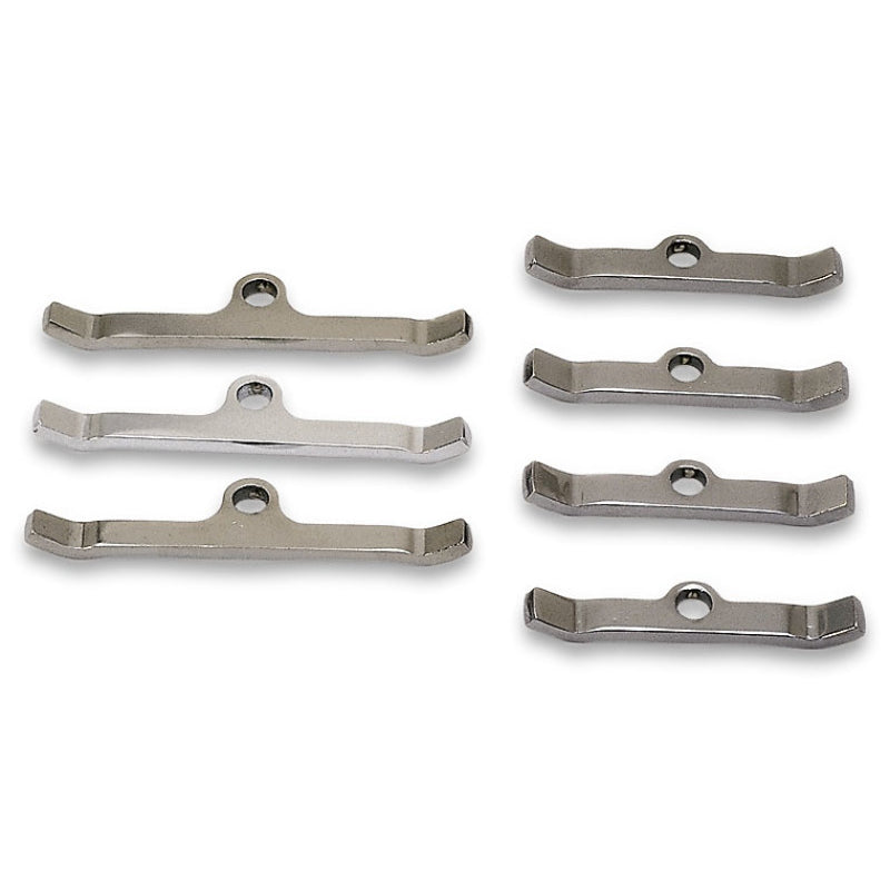 Moroso Valve Cover Hold Down Tabs - Chrome - Big Block Chevy - Set of 7