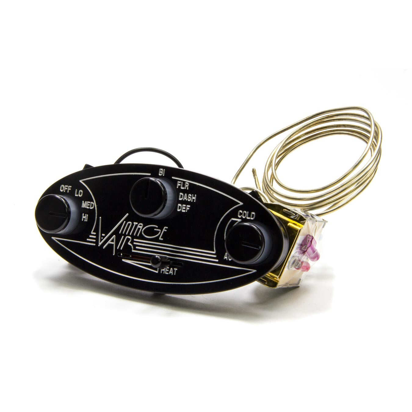 Vintage Air Gen II Streamline Contrl Panel Black