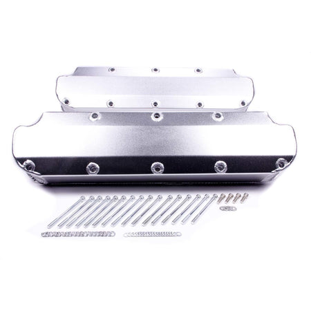 PRW Industries Valve Cover - Stock Height - Silver Anodized - Small Block Mopar - Pair