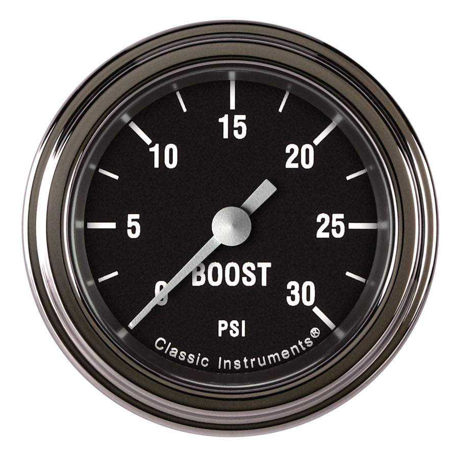 Classic Instruments Hot Rod Boost Gauge - 0-30 psi