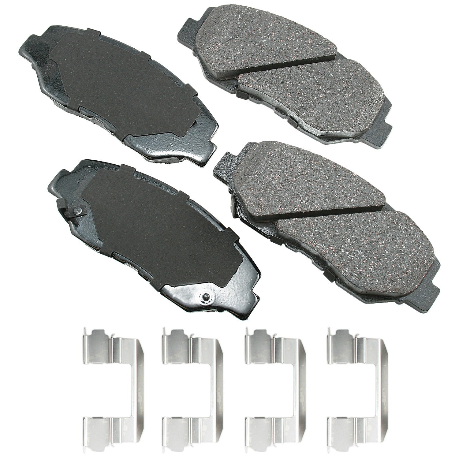Akebono Brakes ProACT Front Brake Pads - Honda Pilot 2003-08 (Set of 4)