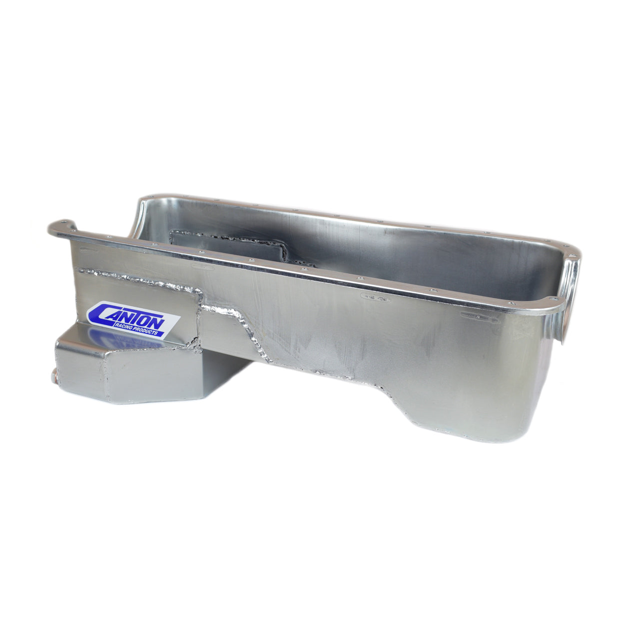 Canton Street / Strip / Road Race Rear Sump Oil Pan - 7 Quart - 7.5 in Deep - Cadmium - Big Block Ford