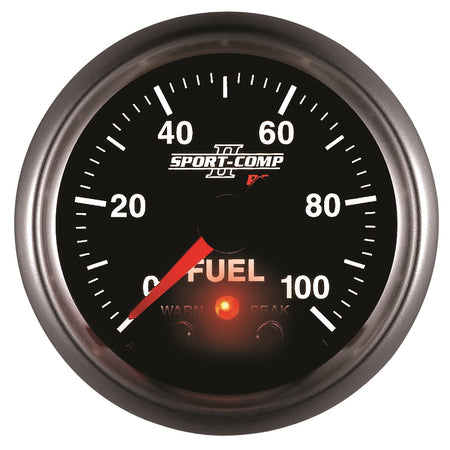 Auto Meter Sport-Comp PC Fuel Pressure Gauge - 2-1/16"