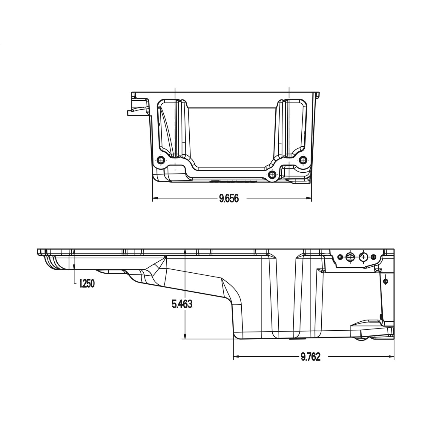 Holley GM LS Retro-fit Oil Pan