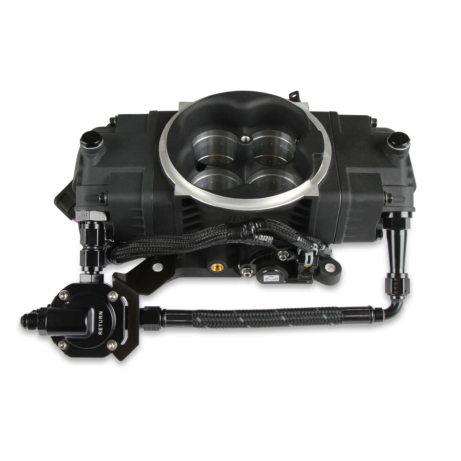 Holley Sniper EFI EFI Stealth Fuel Line - 6 AN Braided Stainless - Pressure Regulator