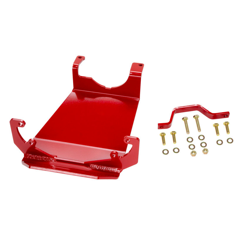 Rancho Differential Skid Plate - Rear - Red Powder Coat - Dana 44