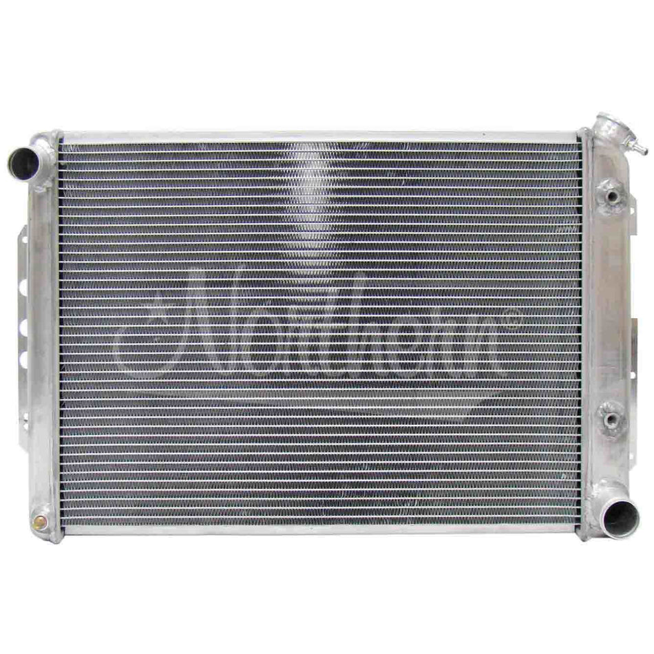 Northern 27-3/4" W x 18-7/8" H x 3-1/8" D Radiator Pass Inlet/Driver Outlet Aluminum Natural - Auto