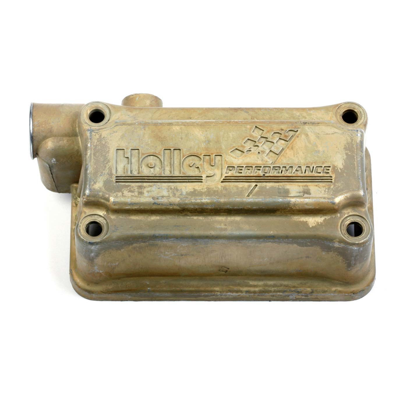 Holley Side Hung Zinc Carburetor Fuel Bowl - Zinc - Gold Chromate - Secondary - Holley 4160 Carburetors