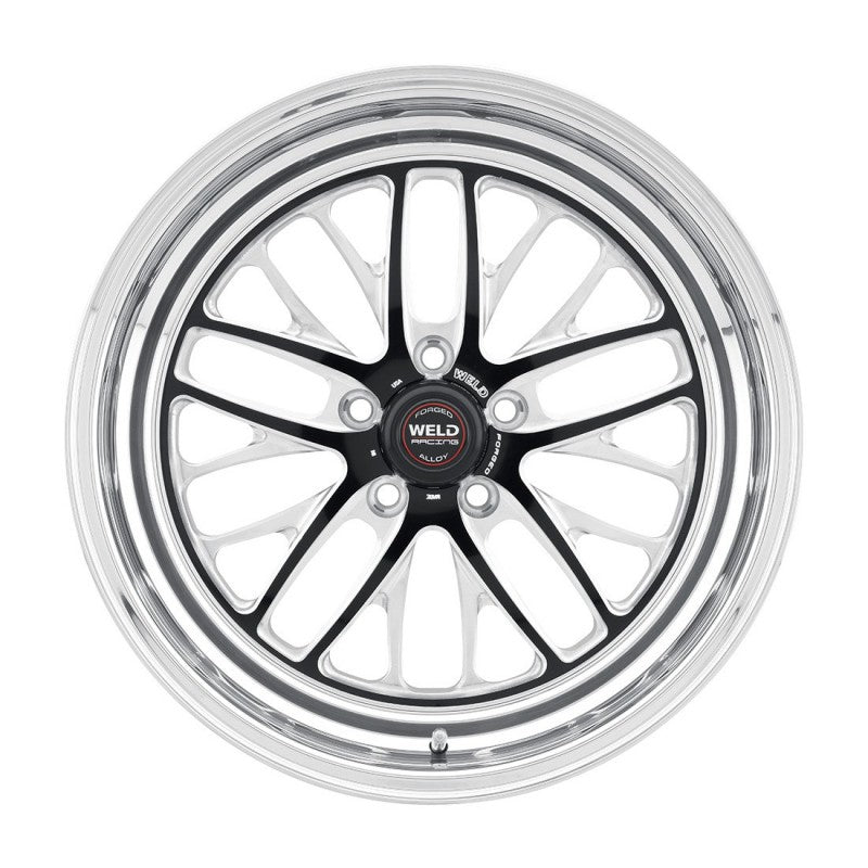 Weld S82 Beadlock Wheel - 17 x 10 in - 5.200 in Backspace - 5 x 115 mm Bolt Pattern - Beadlock - Black/Polished