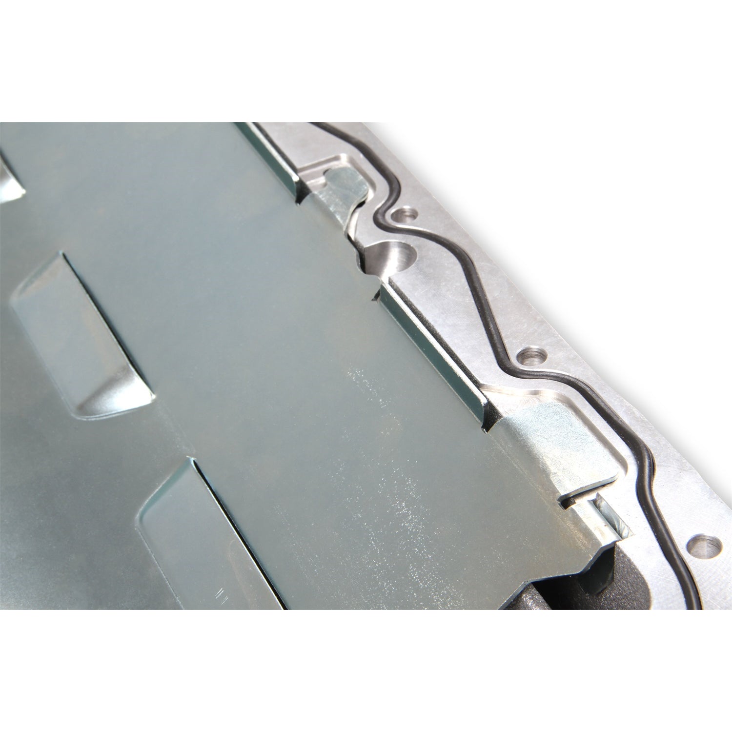 Holley Retrofit OIl Pan - Mid Sump - 6 Quart - 6-2/5 in Deep - Baffle/Pickup/Tray - Mopar Gen III Hemi