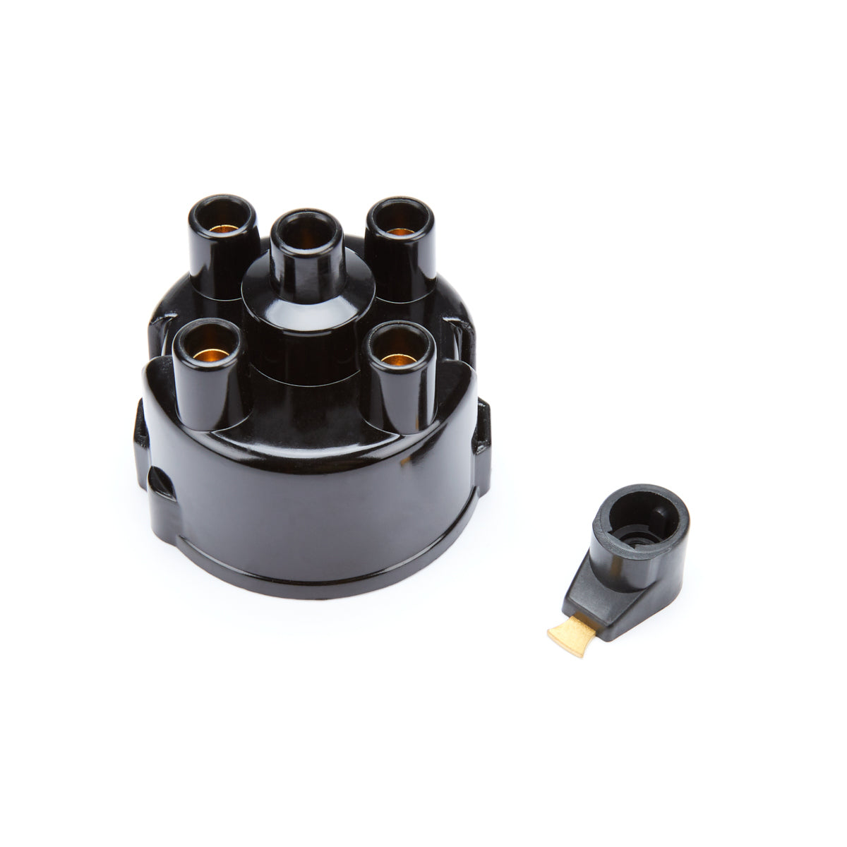 PerTronix Performance Products Cap/Rotor Cap and Rotor Kit Socket Style Black Pertronix 4-Cylinder Top Exit Distributors