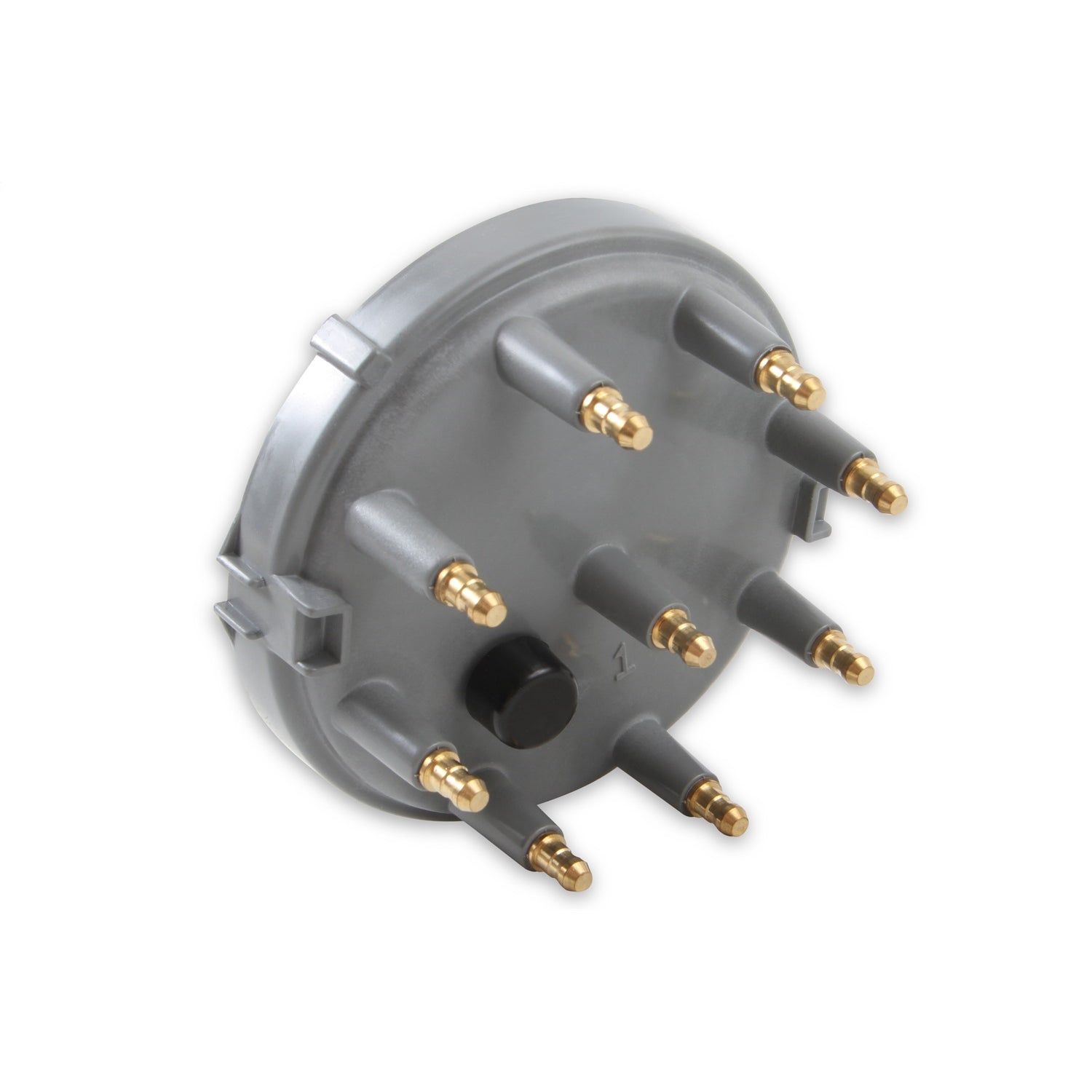 ACCEL Distributor Cap and Rotor Kit - HEI Style Terminal - Brass Terminals - Clamp Down - Gray - Vented - Ford V8