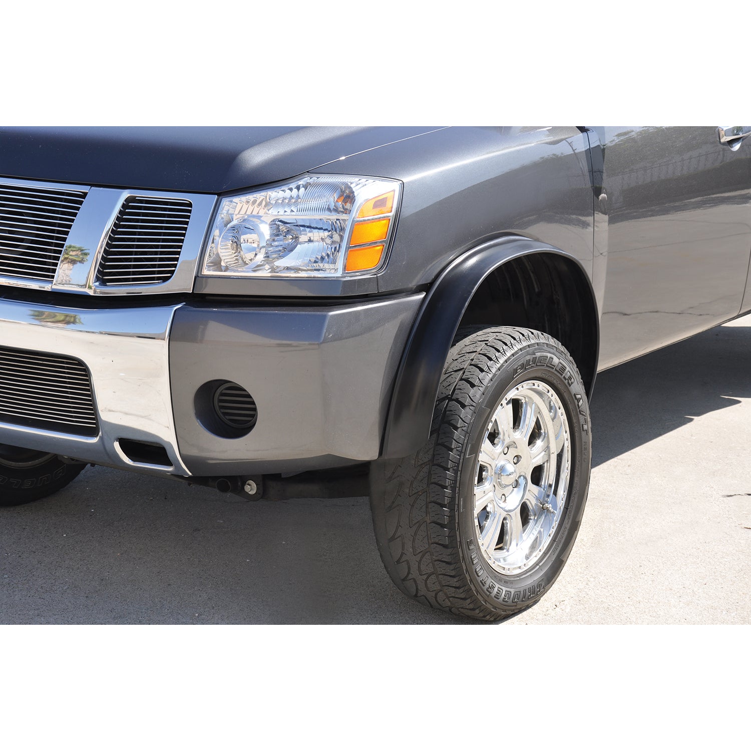 Pacer Performance Flexy Flares Fender Flare 4-1/4" Wide 58" Long Screw-In - Rubber