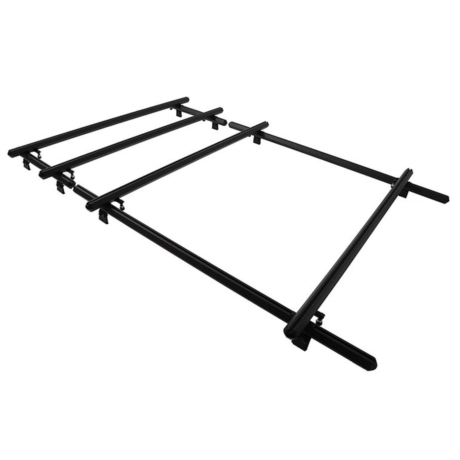 Dee Zee Hex Series Roof Rack - 2 Piece Rack - 24" Rear Rack - 60" Front Rack - Steel - Black Powder Coat