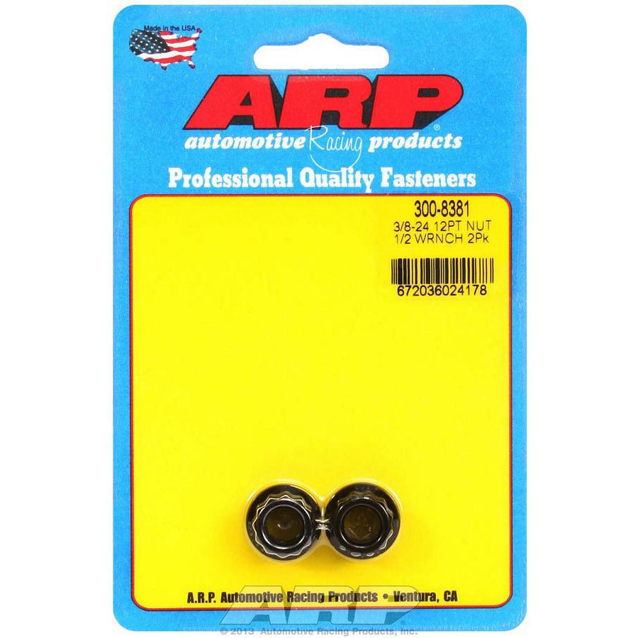 ARP 3/8-24 12-Point Nuts (2 Pack)