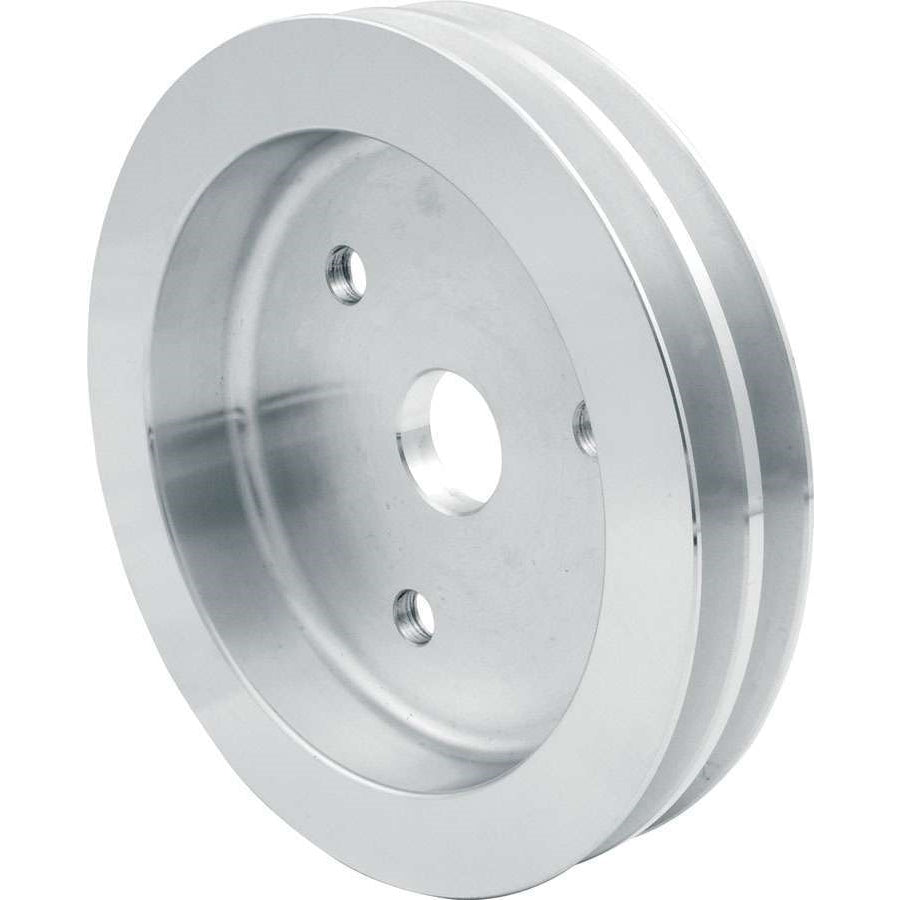 Allstar Performance SB Chevy 1:1" Crank Aluminum Double Groove Pulley - 6-5/8"