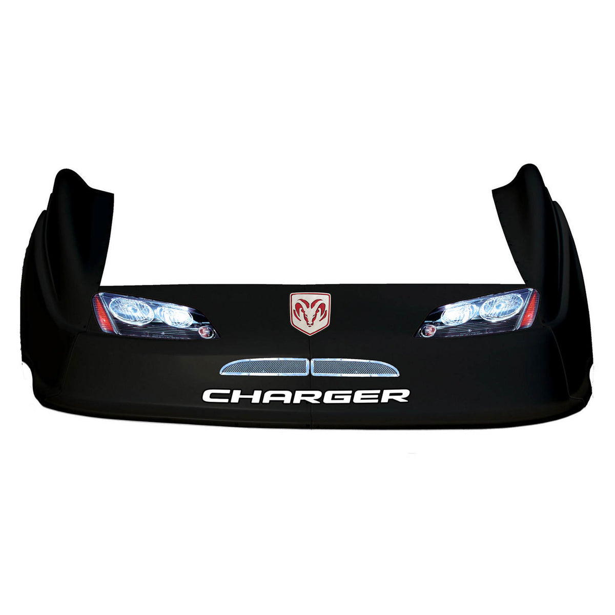 Five Star Charger MD3 Complete Nose and Fender Combo Kit - Black (Newer Style)