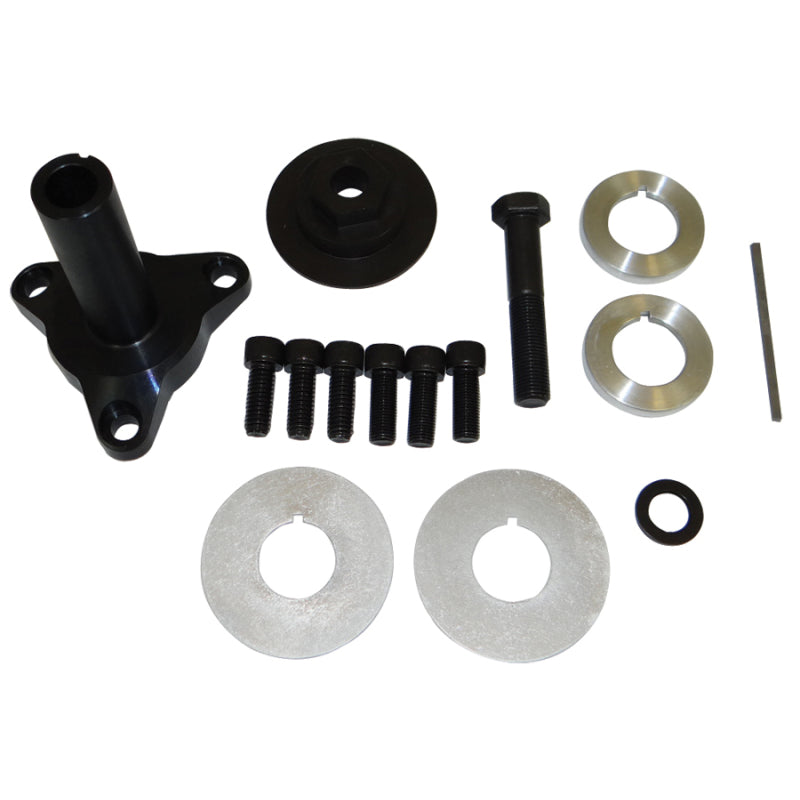 Moroso Performance Products 3" Long Mandrel Crank Mandrel Drive Kit Guides/Hardware/Spacers Aluminum Black Anodize