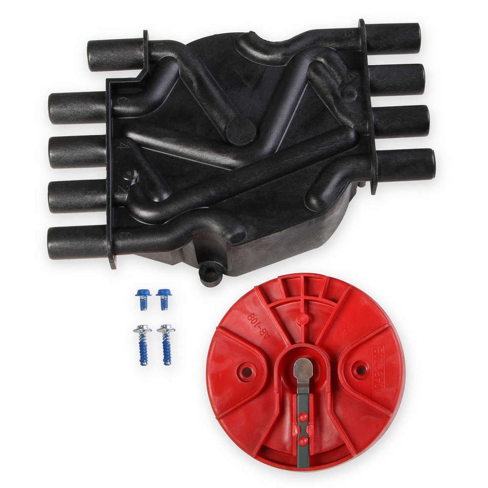 MSD Cap/Rotor Kit - GM V8 Vortec Distributor Black